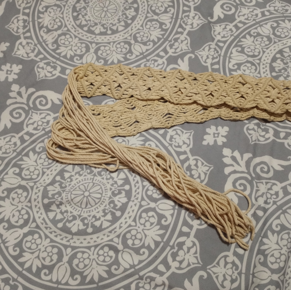 Macrame belt